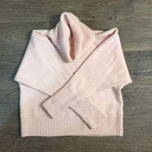 Banana republic blush pink turtleneck sweater